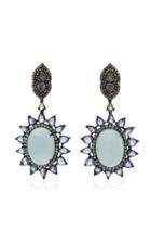 Lauren Craft Collection Amara 18k Gold Multi-stone Earrings