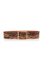 Maison Boinet Python Printed Wide Leather Waist Belt Size: 70 Cm