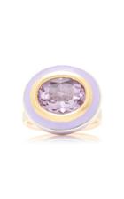 Alice Cicolini 22k Gold Sterling Silver And Amethyst Ring