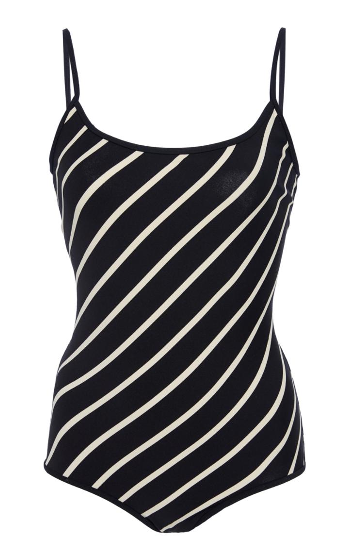 Laura Urbinati Striped One-piece Swimsuit