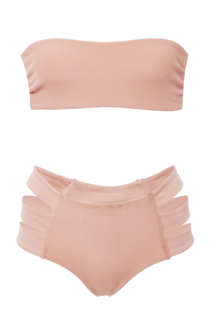 Tori Praver Royale Bandeau Top