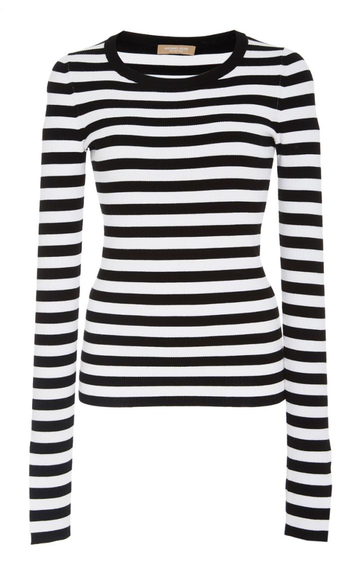 Michael Kors Collection Striped Jersey Sweater