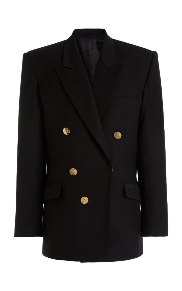 Moda Operandi David Koma Oversized Wool Blazer