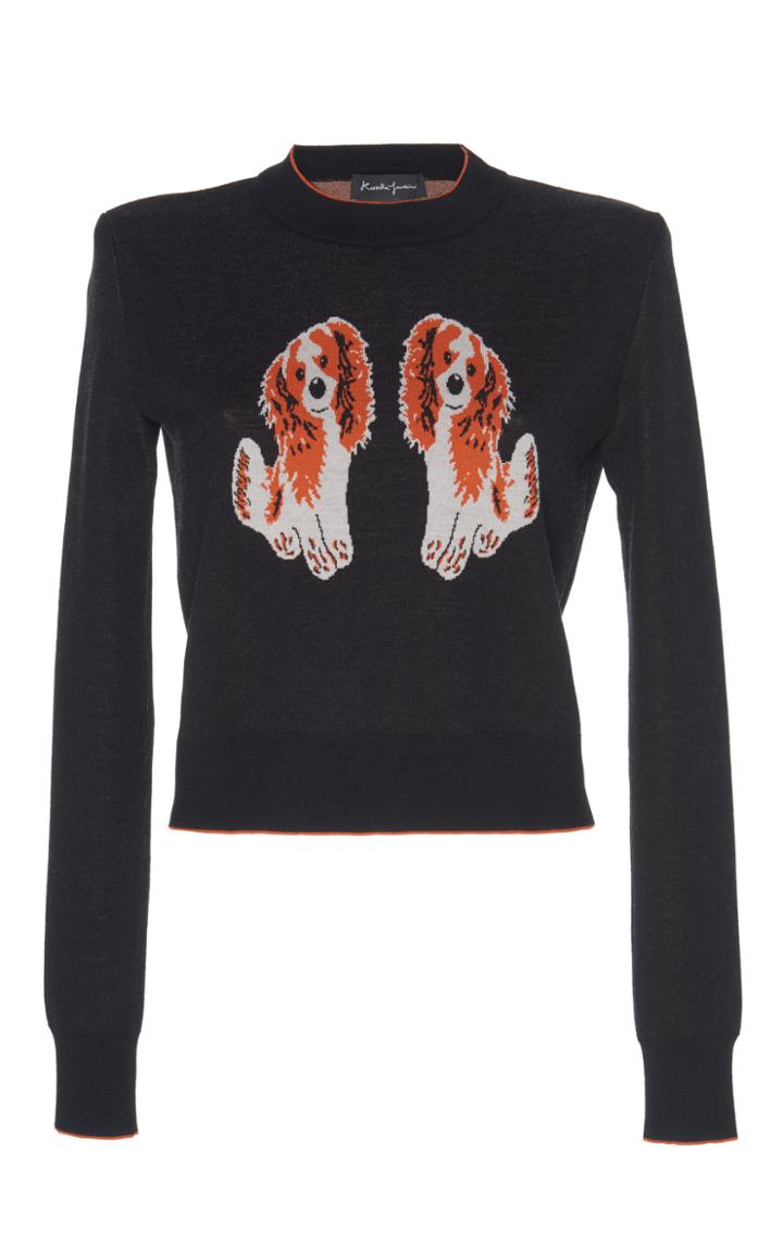 Rossella Jardini Long Sleeve Jacquard Sweater