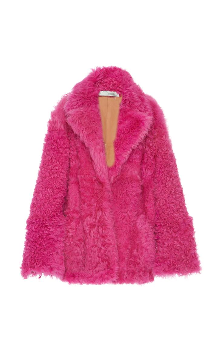 Off-white C/o Virgil Abloh Oversized Faux Fur Coat