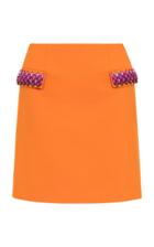 Mary Katrantzou Clovis Embroidered Mini Skirt