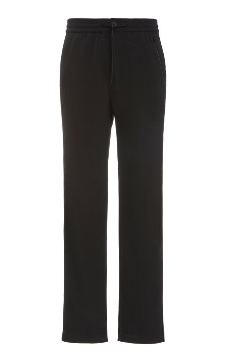 Y-3 Wool-blend Straight-leg Pants Size: M