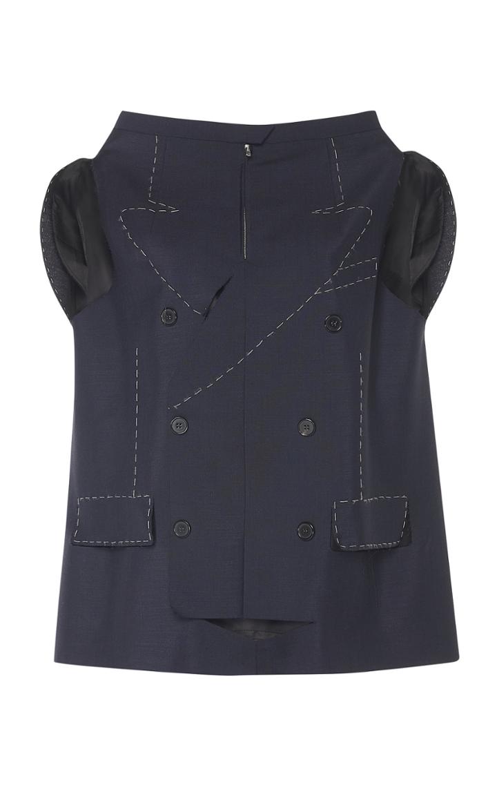 Maison Margiela Structured Mohair Wool Vest