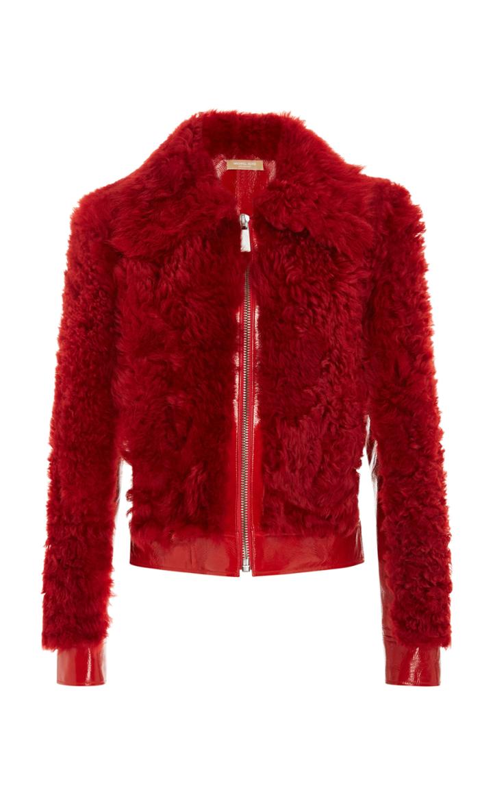 Michael Kors Collection Merino Bomber Coat