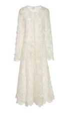 Ryan Lo Floral Guipure Lace Dress
