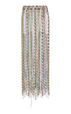 Missoni Mare Multi Print Fringe Skirt