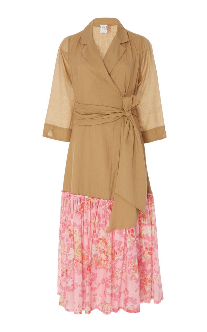 La Costa Del Algodn Dominika Two-tone Dress