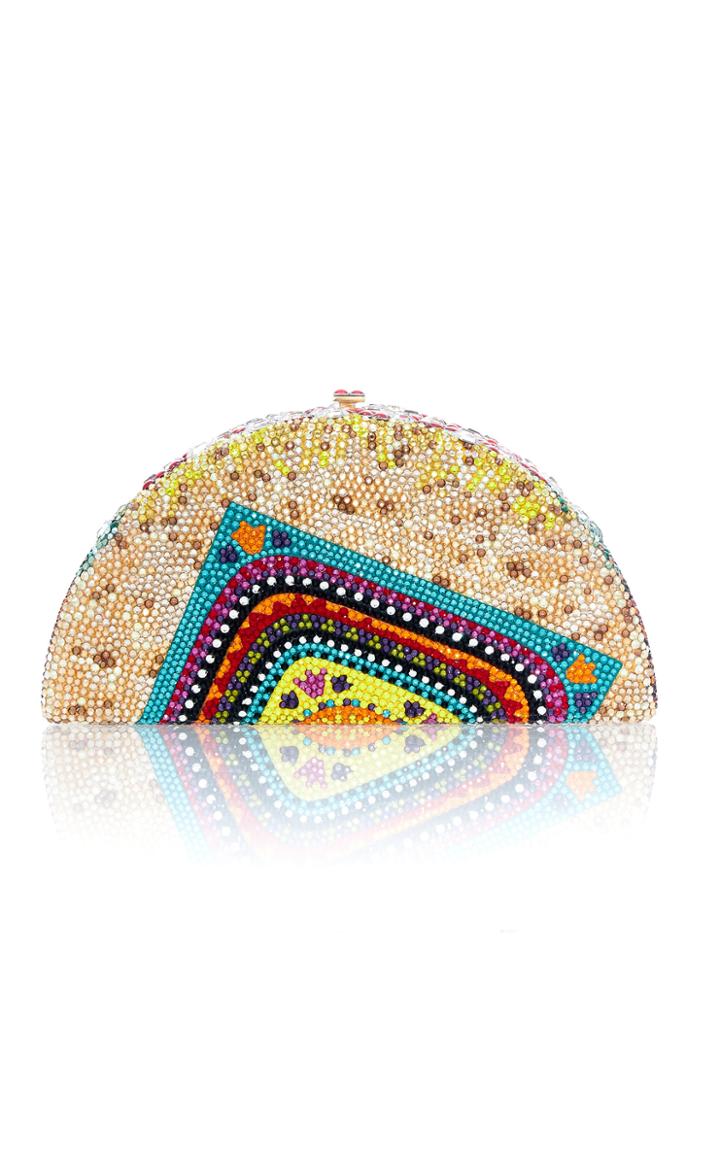 Moda Operandi Judith Leiber Couture Taco Crystal Novelty Clutch