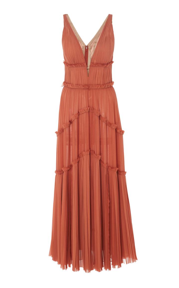 J. Mendel V-neck Dress