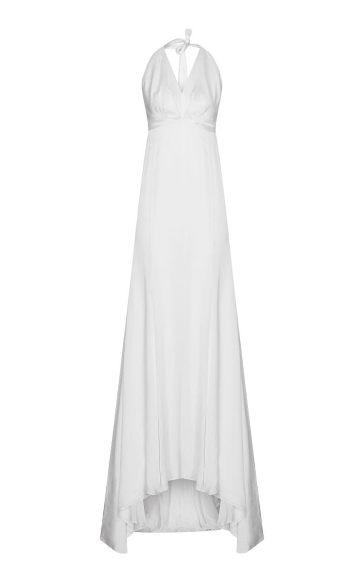 Moda Operandi Safiyaa Violetta Hammered Silk Dress Size: 34