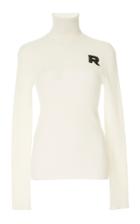 Rochas Turtleneck Knit With R Detail