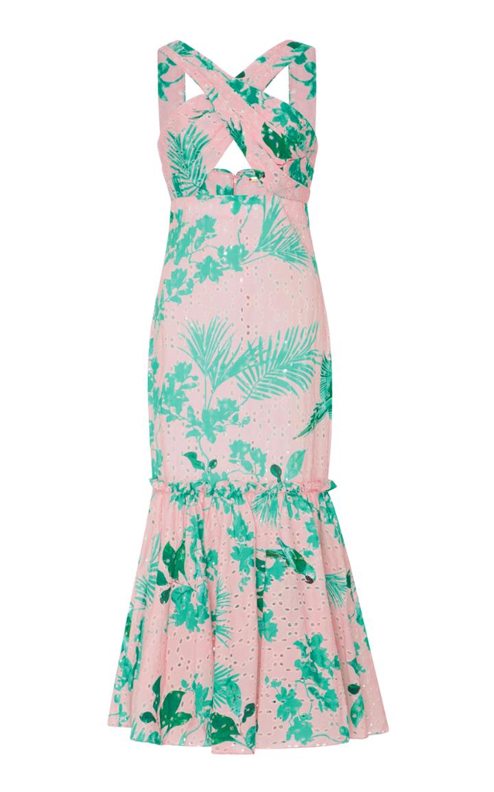 Johanna Ortiz M'o Exclusive San Marcos Broderie Anglaise Cotton Dress