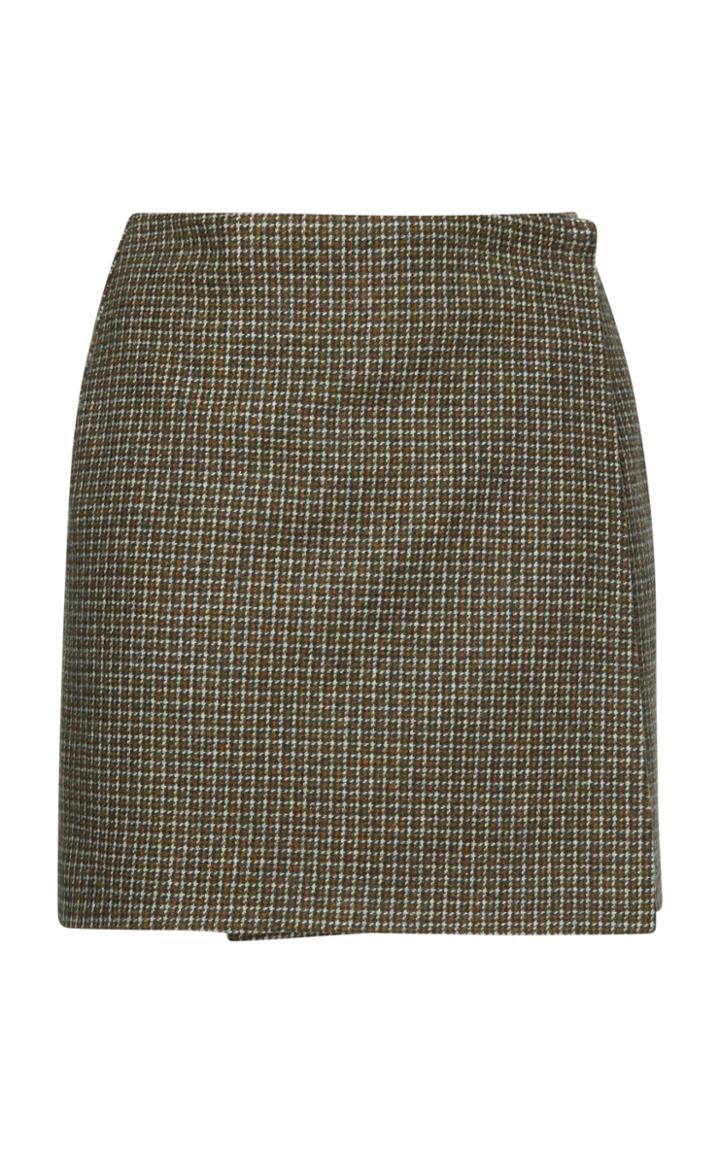 Luisa Beccaria Tweed Mini Skirt