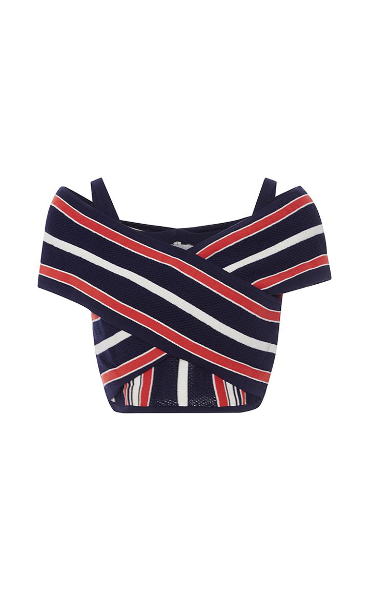 Alice Mccall I'm A Believer Striped Crop Top