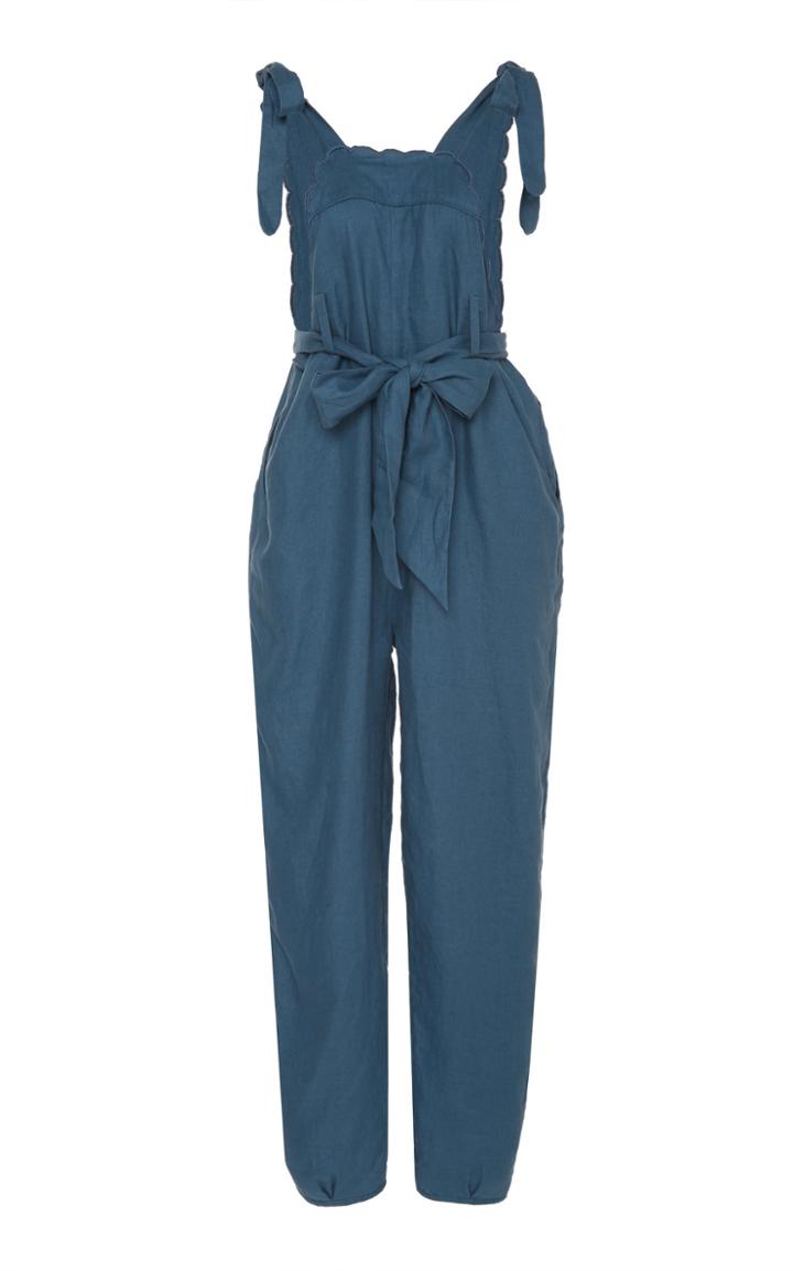 Innika Choo Fava Rutfrend Cotton Linen Jumpsuit