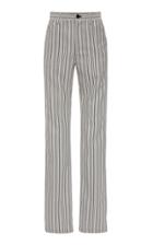 Moda Operandi Proenza Schouler Pswl Striped Suiting High Waisted Skinny Pant Size: 2