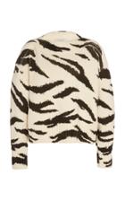 Philosophy Di Lorenzo Serafini Zebra-print Merino Wool Knit Sweater