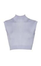 Ralph & Russo Rib Knit Crop Top