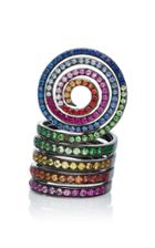 Lynn Ban Jewelry Psychedelic Spiral Coil Ring