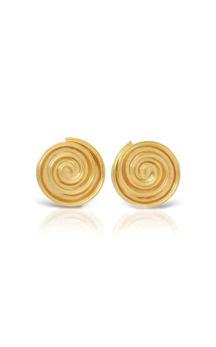 Moda Operandi Lalaounis 22k Yellow Gold Spiral Of Infinite Love Earrings