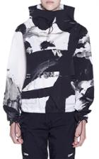 Moda Operandi Off-white C/o Virgil Abloh Paint-print Overhead Jacket Size: Xs