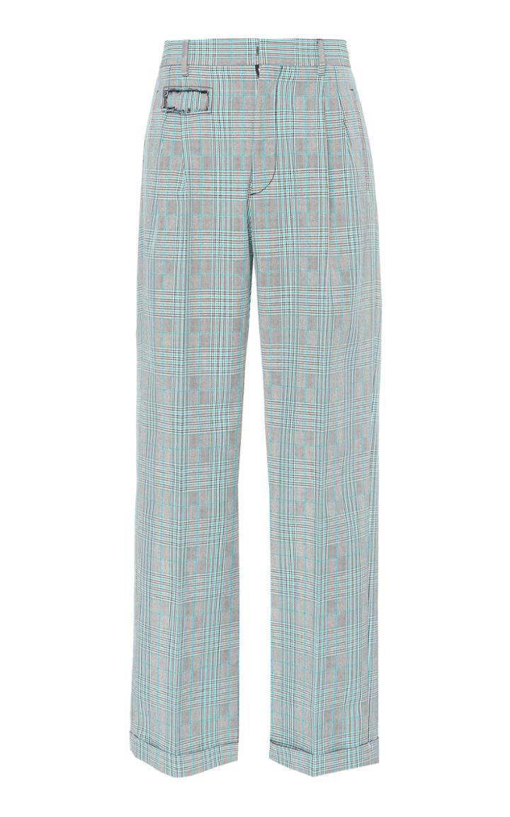 Marni Checked Cuffed Trousers
