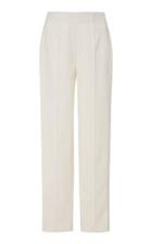 Lapointe Luxe Stretch Cotton Skinny Pintuck Pant