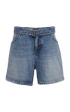 Moda Operandi Tom Ford Belted Low-rise Denim Shorts
