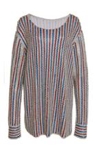 Balmain Stripe Embroidered Mini Dress