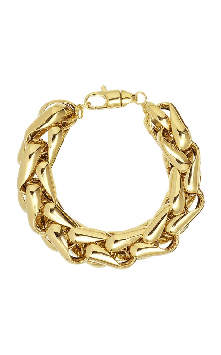Moda Operandi Lauren Rubinski 14k Yellow Gold Lucky Gold Links Bracelet
