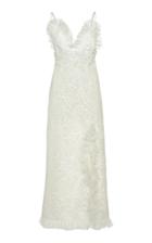 Moda Operandi Giambattista Valli Ruffled Two-tone Lace Midi Dress Size: 40