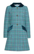 Luisa Beccaria Tweed Check Coat