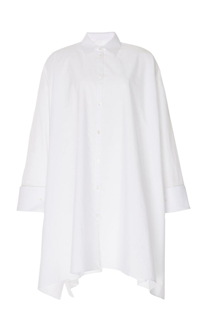 Maison Margiela Oversized Collared Cotton Dress