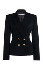Alessandra Rich Light Wool Double Breasted Jacket