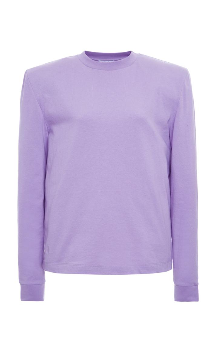 Attico Padded Cotton-jersey T-shirt
