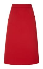 Prada Gabardine Midi Skirt
