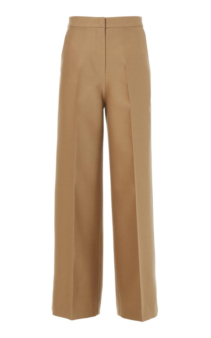 Moda Operandi Lvir Wool-blend Wide-leg Pants