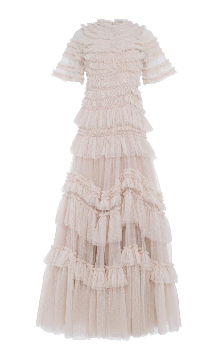 Needle & Thread Wild Rose Ruffled Gown