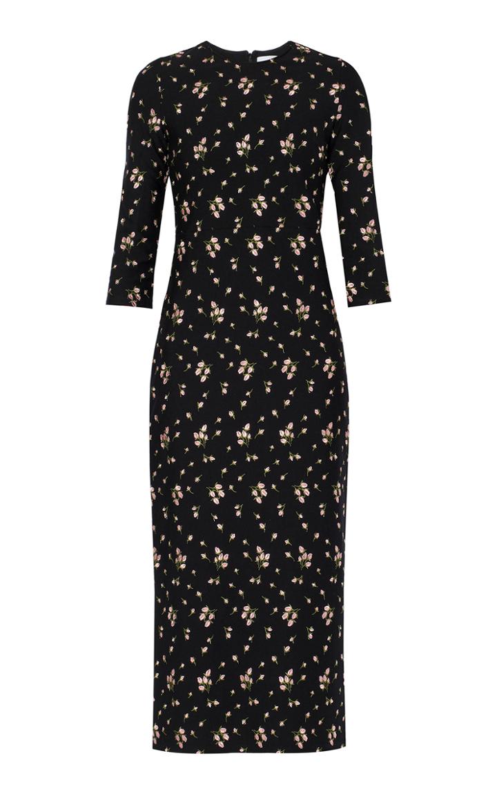 Moda Operandi Erdem Evanna Fitted Floral Dress
