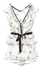 Alice Mccall C'est Si Bon Ruffle Playsuit