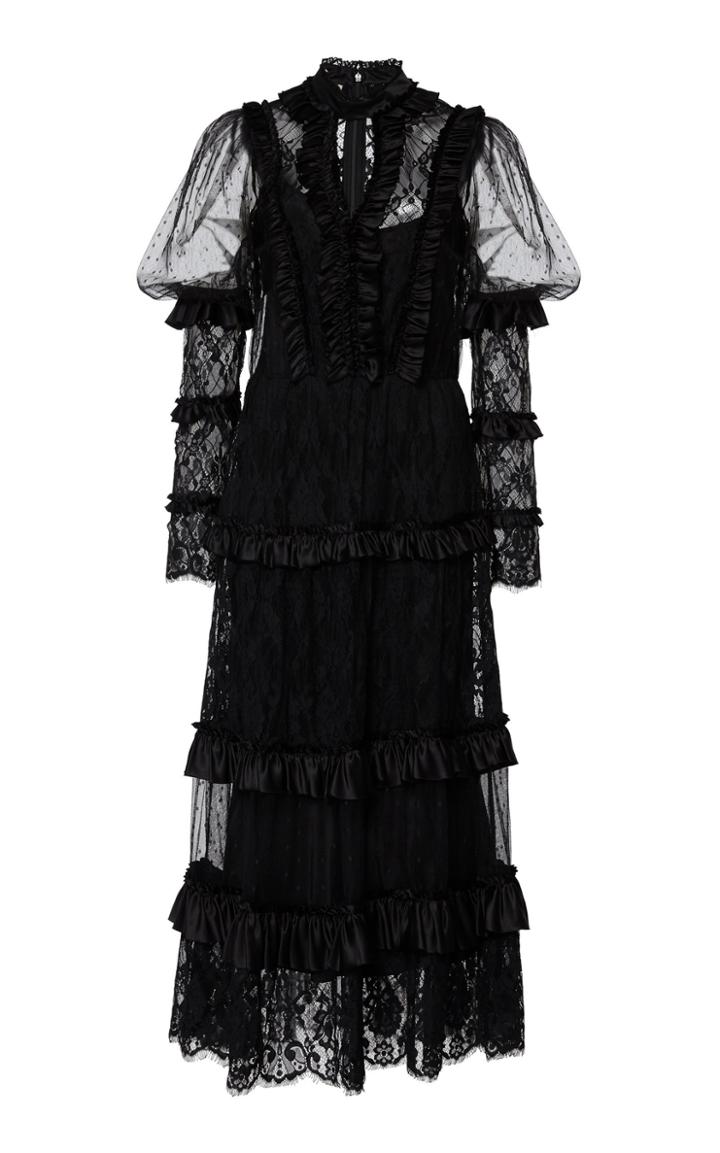 Temperley London Florence Ruffled Tulle Dress