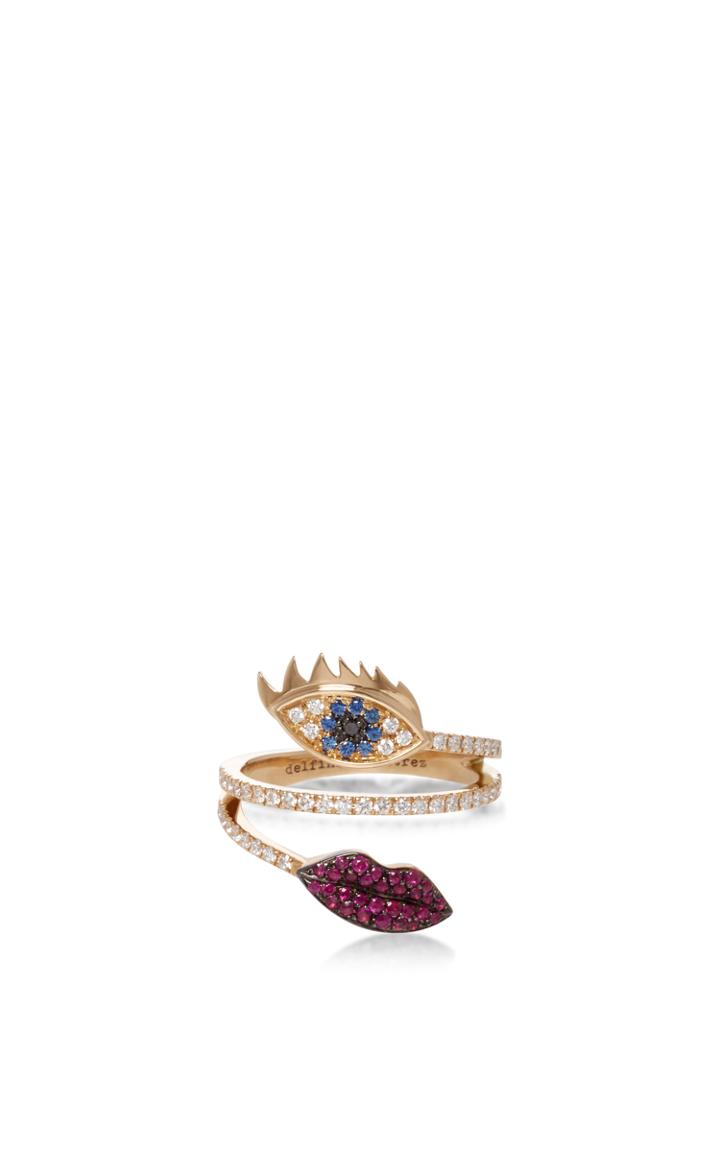 Delfina Delettrez Marry Me Eye And Lips Ring