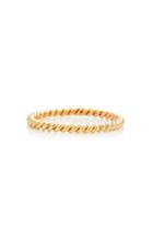 Aurate M'o Exclusive: 2mm Stackable Twist Ring