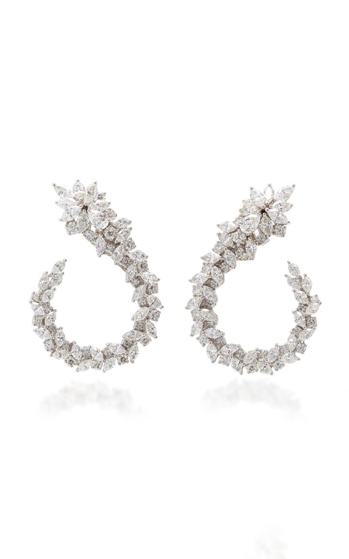 Yeprem Sinrise Diamond Loop Earrings