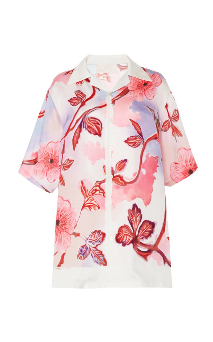 Moda Operandi Peter Pilotto Floral-printed Twill Top Size: Xs